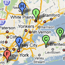 Make a map using google maps and your own data